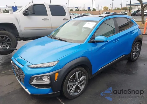 2020 Hyundai Kona Limited из США, поврежденный, VIN KM8K33A52LU510287